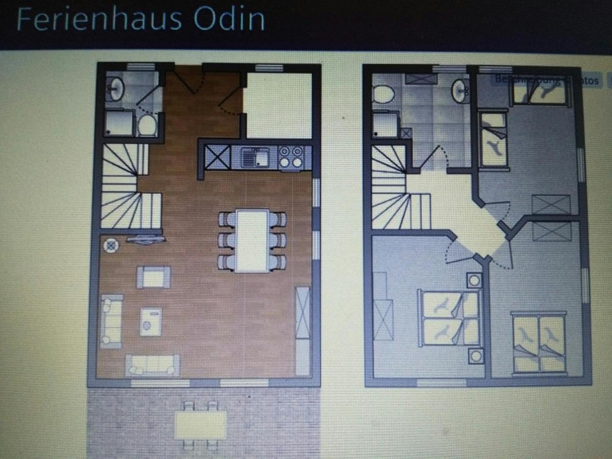Ostseehaus Odin Doppelhaushaelfte Wiek auf Rügen 외부 사진